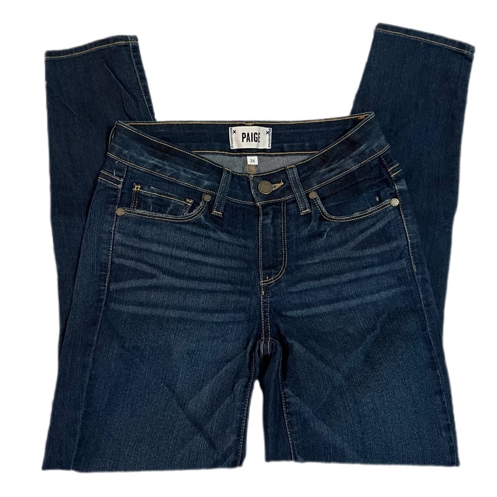 EUC Paige Verdugo Crop Denim Jeans in size 24